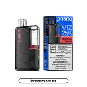 STRAWBERRY KIWI ICE ORBITO VIZ 25K DISPOSABLE VAPE